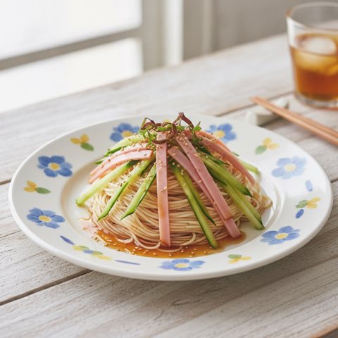 冷やし中華風そうめん