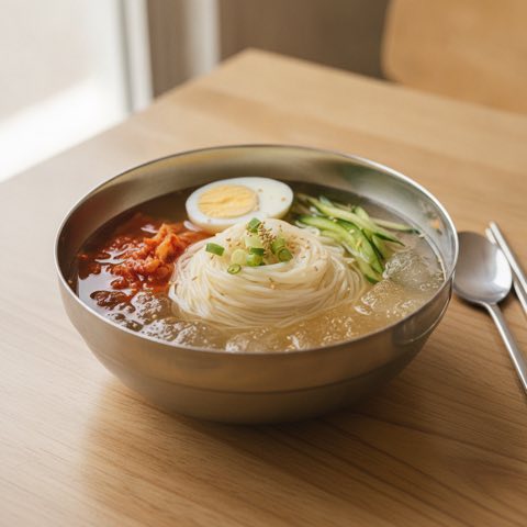 キムチ冷麺風そうめん