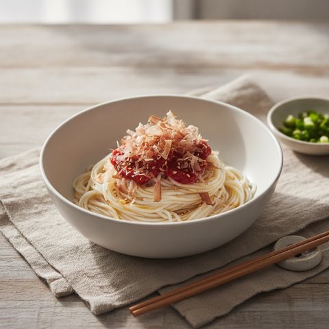 梅おかかそうめん