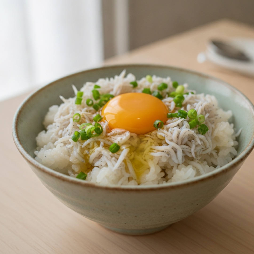 1分でできる！塩しらす丼の完成写真