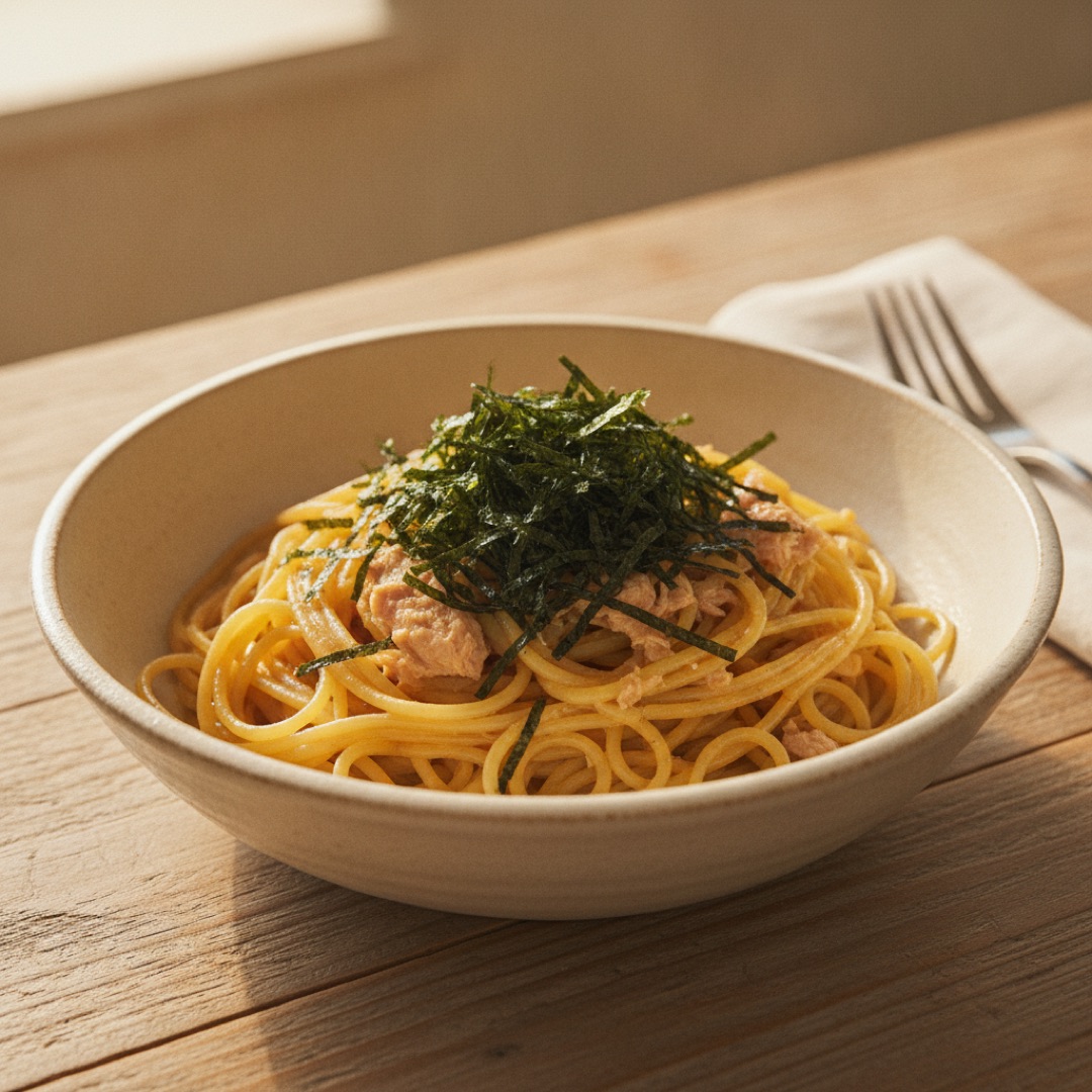 虚無ツナパスタの完成写真